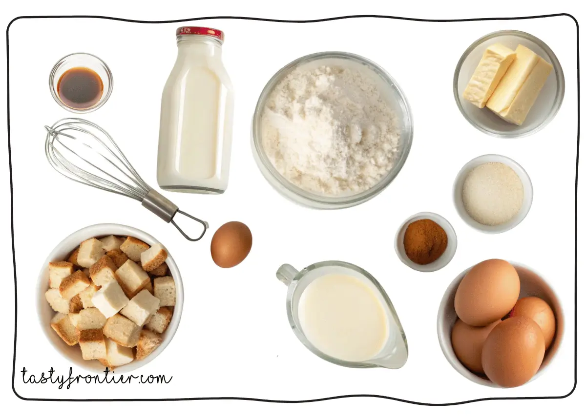 Ingredients for Cinnamon Sugar French Toast Muffins