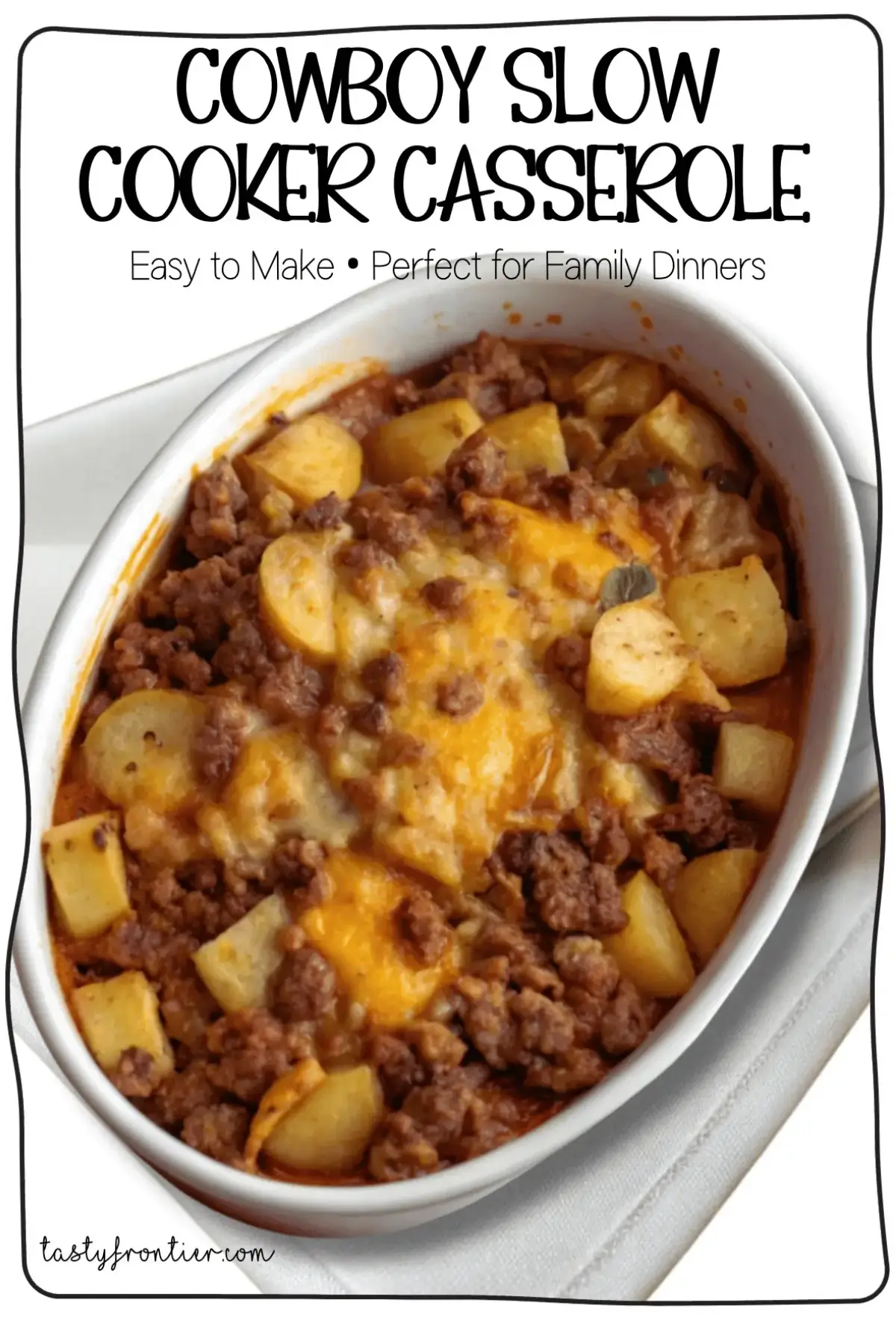 Cowboy Slow Cooker Casserole Hearty Family Recipe